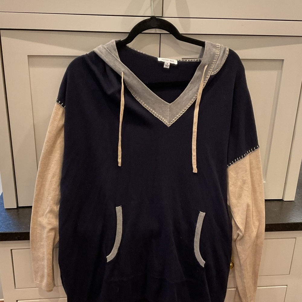 Navy blue sweater by Johnny Was